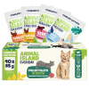 ANL ANIMAL ISLAND Everyday Beef, chicken, turkey and white fish fillets in broth Box - mokré krmivo pre mačky - 40 x 85g