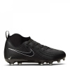 Nike Phantom Luna II Academy Firm Ground Football Boots Junior Black/Black 2 (34)