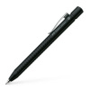 Guľôčkové pero, 0,35 mm, stláčací mechanizmus, metalovo čierne telo, FABER-CASTELL 