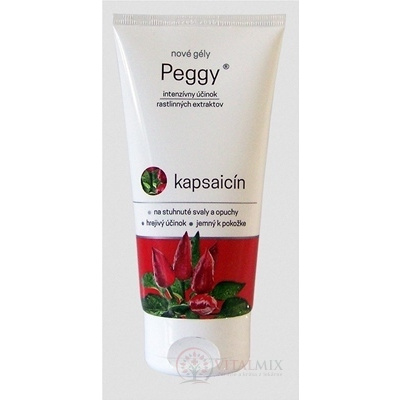 PEGGY nové gély kapsaicín 170 g