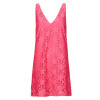 Desigual Krátke šaty VEST_LACE Ružová