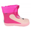 Barefoot holínky Viking Alv Paw print pink/magenta 25
