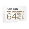 SanDisk Max Endurance/micro SDXC/64GB/100MBps/UHS-I U3/Class 10/+ Adaptér (SDSQQVR-064G-GN6IA)