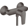 HANSGROHE Talis E páková sprchová batéria nástenná, kartáčovaný čierny chróm, 71760340