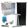 Basic sada solárného ohradníka - Kompletná prenosná schránka + konzola a solární panel 100 W