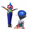 Pohyblivá reklamná figurína 3,8m - zábavný nafukovací 3D klaun /šašo/