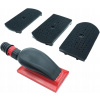 Ručný hoblík s tromi vymeniteľnými brúsnymi hlavami 70x125mm, suchý zips, odsávanie na vysávač (STREETKOLOR SANDSTAR KIT VELCRO HAND SANDING BLOCK 70x125mm)