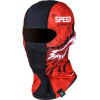 MACNA kukla BALACAVA MANE BLACK/RED (šedá/červená)