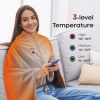 Vyhrievaná deka (poncho) USB elektrická bez káblov - Termo hrejivá + 3 úrovne tepla