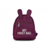 Childhome Detský batoh My First Bag Aubergine