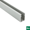 AL profil FKU18 J pre LED, bez plexi, 2m, elox