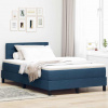 zahrada-XL Posteľ boxspring s matracom s matracmi Modrá 120 x 200 cm látka 3338607