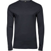 Tee Jays | 530, Pánske tričko Interlock s dl. rukávom, sivá dark, XL