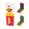 Farebné pánske ponožky SOXO kebab v krabičke - 2 páry