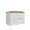 Comad Kúpeľňová skrinka pod umývadlo s doskou 80 cm ADEL, biela (SET-ADW B 80 CM)