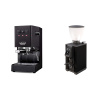 Gaggia Classic E24, black + Stone Espresso Pebble, black