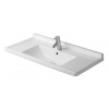 Duravit Starck 3 Umývadlo, 85x49 cm, s prepadom, s otvorom na batériu, biela 0304800000