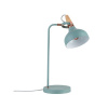 PAULMANN Stolní lampa Neordic Juna zelená / měď / dřevo 79651