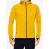 Flísová mikina Montura Fadis Grid Hooded Maglia - mustard