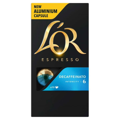 L'OR Espresso Decaffeinato kávové kapsule bez kofeínu 10ks Douwe Egberts