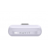 Havit TW970 - Bezdrátová sluchátka do uší TWS (bílá)