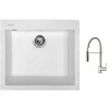 Set Sinks CUBE 560 Milk + batéria Sinks MIX 35 PROF S chróm