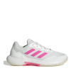 adidas Gamecourt 2.0 Tennis Shoes Womens Wht/Pink/Blk 8 (42)