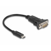 Delock USB 2.0 adaptér [1x USB-C® zástrčka - 1x sériový (9 pinov)] 64125; 64125