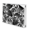 Dekoračný magnet na radiátor Tmavé listy 80x60 cm