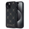 Karl Lagerfeld PU Karl Heads Pattern Magsafe zadný kryt pre iPhone 15 Black
