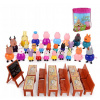 Figúrky Peppa Pig 38 ks Škola + taška