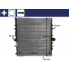 MAHLE Chladič, chlazení motoru BEHR CR 1436 000S