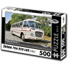 Puzzle Retro-autá Puzzle Bus č. 8 Škoda 706 RTO LUX (1961) 500 dielikov (8594047727782)