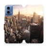 Flipové pouzdro Mobiwear - Motorola Moto G34 5G - M138P New York (Knížkové flip pouzdro, obal, kryt na mobil Motorola Moto G34 5G - M138P New York, materiál Umělá kůže + TPU - ochrana 360°, stojánek,