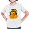 Deň tekvíc - halloween - tekvica - detské tričko s potlačou - Tričkový | 1 | Biela | Junior