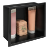 Rea bathroom shelf 30x30 matte black