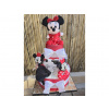 Plienková torta PAMPERS Minnie Mouse, červená