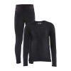 Detský funkčný set Craft Core Warmp Baselayer Black 146