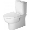 Duravit No.1 - Stojace WC kombi, Rimless, biela 21820900002