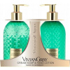 Vivian Gray Jasmine Patchouli krémové tekuté mydlo na ruky 300 ml + hydratačný krém na ruky 300 ml darčeková sada
