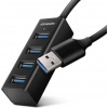 AXAGON Miniatúrny kovový štvorportový rozbočovač USB 3.2 Gen 1 | HUE-M1A