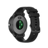 eses Jednofarebný silikónový remienok pre smart hodinky Garmin 20 mm Farba: čierna