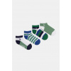Detské ponožky United Colors of Benetton 4-pak 6AO5R7009.G.Stagionale zelená 35/38