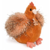 Plyšová sliepočka Les Poulettes Histoire d’ Ours oranžová 20 cm od 0 mes HO3161