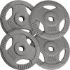 PHYSIONICS Sada činkových kotúčov 4 x 5 kg, liatina, 31 mm