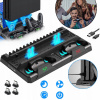 CHLADIACI STOJAN PRE PS4 VERTIKÁLNY S VENTILÁTOROM, OVLÁDAČOM NABÍJACEJ STANICE