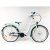 Mestsky bicykel - Búrka Štokholm 3s 26 biela mincovňa lesk D 15 (Búrka Štokholm 3s 26 biela mincovňa lesk D 15)