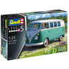 Revell VW T1 Bus Model kit Auto 1:24, 146 dielov (Revell VW T1 Bus 1:24, 18cm, LEVEL 5, Model No.: 07675)