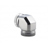 PHANTEKS Glacier Hard-Tube Adapter 2x 12mm 90-Degree - Chrome PH-A90_CR_12