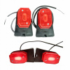 LED obrysová lampa červená 12V/24V FT-001CI LED